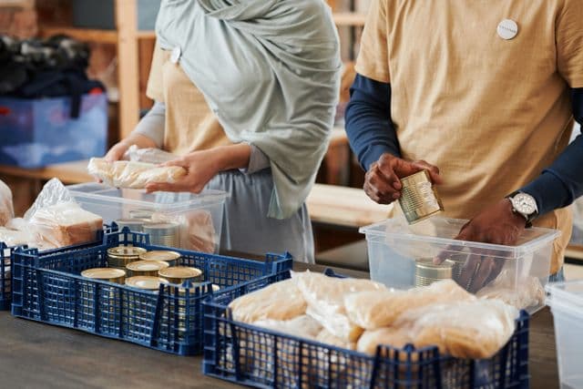 Weekly food parcels for a gogo-headed household